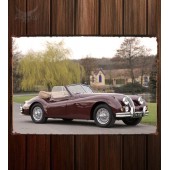 Металлическая табличка Jaguar XK140 Drophead Coupe